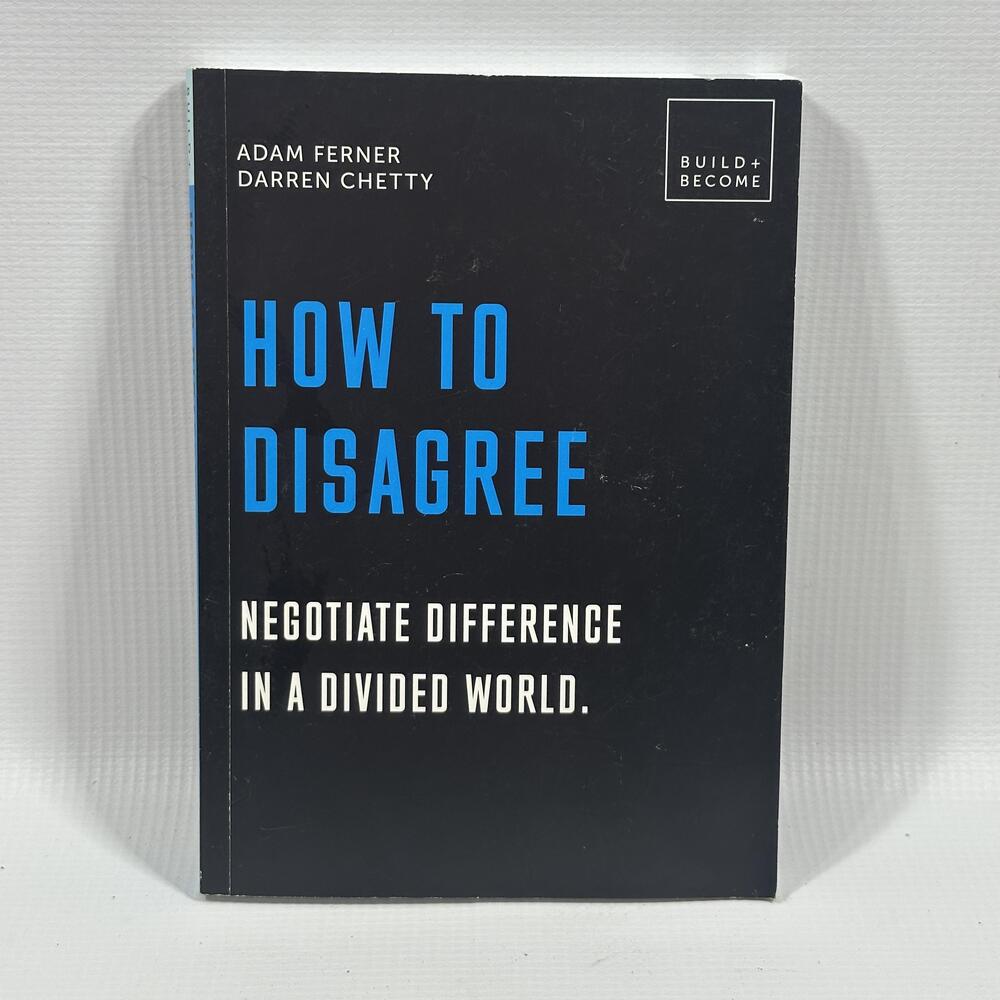 How To Disagree Ferner Chetty Politics Society Build + Become PB Black Blue Book